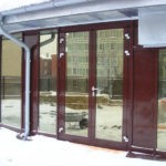 Алюминиевая дверь 1300×2300 мм. GFTD54206